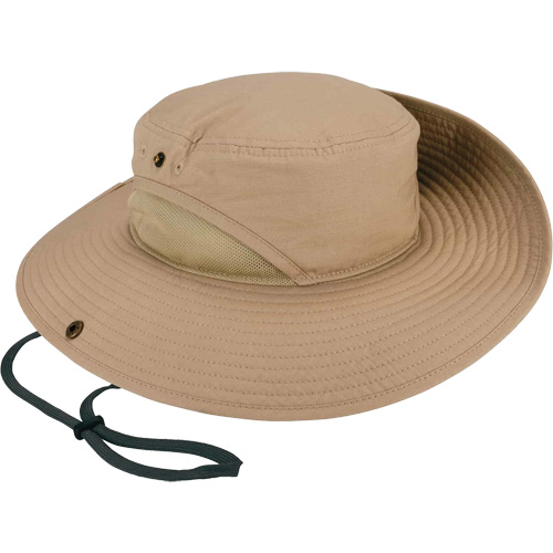 Chapeau l&eacute;ger de forestier Chill-Its 8936 avec panneau en maille, Khaki Seagulf Marine Industries Inc.
