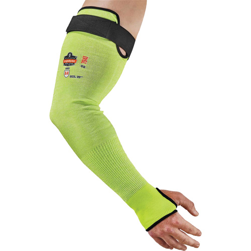 Manche de protection contre la coupe ProFlex 7941-PR, TenaLux, 22", ASTM ANSI niveau A4/EN 388 niveau D, Lime haute visibilit&eacute; Seagulf Marine Industries Inc.