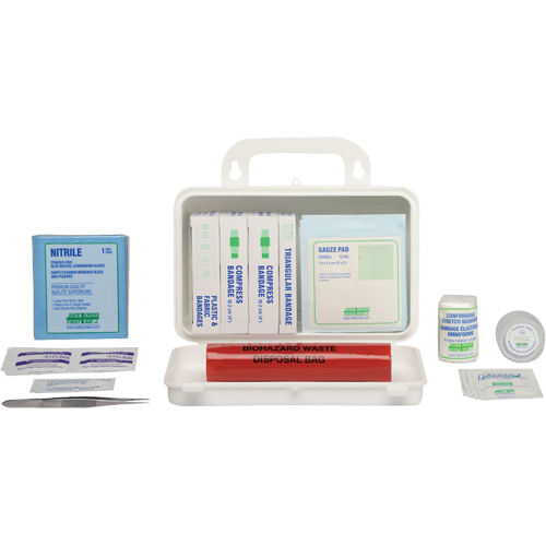 Trousse de premiers soins, R&eacute;pond &agrave; la norme CSA Z1220-17 type 1 individuelle, Personnel (1 travailleur) Seagulf Marine Industries Inc.
