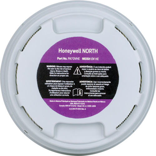 Cartouche filtre HEPA, Vapeur organique Seagulf Marine Industries Inc.