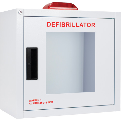 Grande armoire standard pour DEA avec alarme & stroboscope, Zoll AED Plus/Zoll AED 3/Cardio-Science/Physio-Control Pour, Non m&eacute;dical Seagulf Marine Industries Inc.