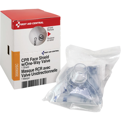 Recharge de visi&egrave;re RCR avec soupape unidirectionnelle SmartCompliance, Masque &agrave; usage unique, Classe 2 Seagulf Marine Industries Inc.