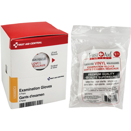 Recharge de gants d'examen SmartCompliance, Vinyle, Sans poudre, Transparent, Classe 2 Seagulf Marine Industries Inc.