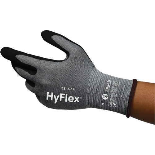 HyFlex&reg; 11-571 Cut-Resistant Gloves, Size 5, 15 Gauge, Nitrile Coated, Nylon/HPPE/Spandex Shell, ASTM ANSI Level A4/EN 388 Level D Seagulf Marine Industries Inc.