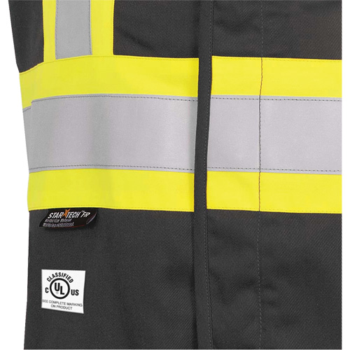7729 FR-Tech&reg; Flame-Resistant Arc Safety Vest, Small, Black, 10 cal/cm² Seagulf Marine Industries Inc.
