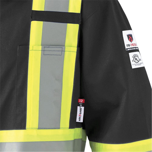 7702BKT Combinaison FR-Tech contre les arcs, Taille 40 (grand taille), Noir, 10 cal/cm² Seagulf Marine Industries Inc.