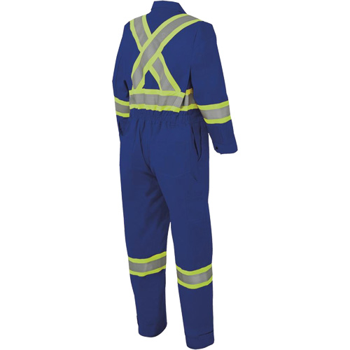 7706 Combinaison ignifuge FR-Tech avec fermetures &agrave; glissi&egrave;re aux jambes, Taille 36, Bleu royal, 9,7 cal/cm² Seagulf Marine Industries Inc.