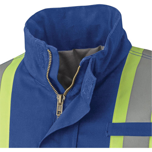 5523 Flame-Resistant Safety Parka, Small, Royal Blue, 58 cal/cm² Seagulf Marine Industries Inc.
