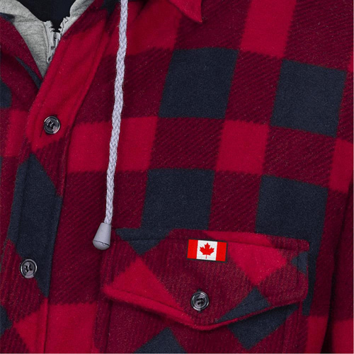 415RB Quilted Hooded Shirt, Men's, Small, Multi-Colour Seagulf Marine Industries Inc.