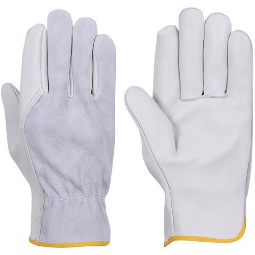 535G Gants de chauffeur beige, Petit, Paume en Cuir fleur de vache Seagulf Marine Industries Inc.