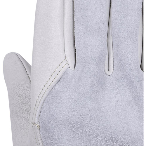 535G Gants de chauffeur beige, Petit, Paume en Cuir fleur de vache Seagulf Marine Industries Inc.