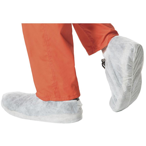 2022 Disposable Shoe Covers, One Size, Polypropylene, White Seagulf Marine Industries Inc.