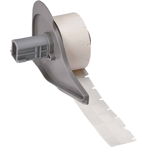 Self-Laminating Wrap-Around Wire & Cable Labels, Vinyl, 0.5" L x 0.75" H, White Seagulf Marine Industries Inc.