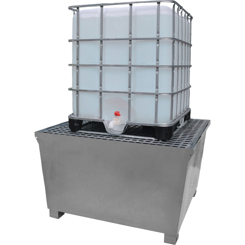 Steel Ultra-IBC Spill Pallet&reg;, 370 US gal. Spill Capacity, 57.6" x 34.7" x 56.9" Seagulf Marine Industries Inc.