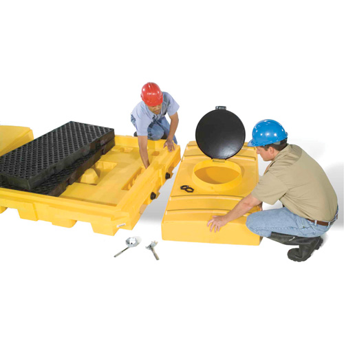 R&eacute;servoir dexpansion pour Ultra-Modular IBC Spill Pallets Seagulf Marine Industries Inc.