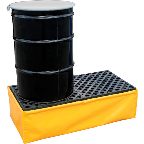 Ultra-Spill Pallet flexible, 2 barils, Capacit&eacute; de d&eacute;versement 66 gal. US, 48" x 24" x 14" Seagulf Marine Industries Inc.