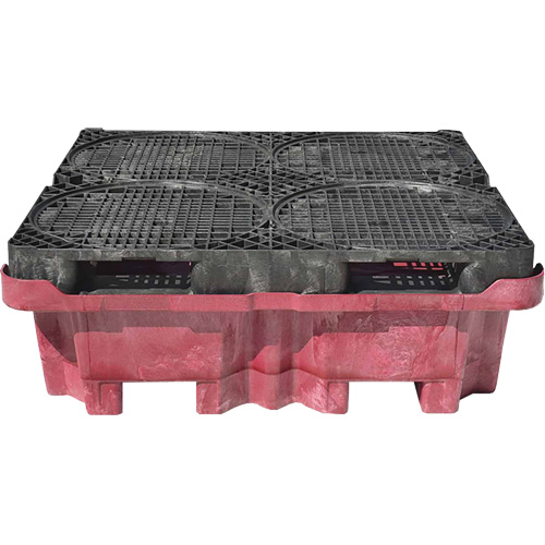 Palette de d&eacute;versement Ultra-Spill King, 4 barils, Capacit&eacute; de d&eacute;versement 85 gal. US, 51" x 51" x 17,5" Seagulf Marine Industries Inc.