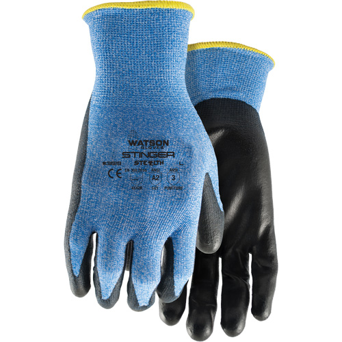 Gants anticoupures 359 Stealth Stinger, Taille T-petit, Calibre 15, Rev&ecirc;tement Polyur&eacute;thane, Enveloppe en Fibre de verre/Nylon/Spandex, ASTM ANSI niveau A2/EN 388 niveau B Seagulf Marine Industries Inc.