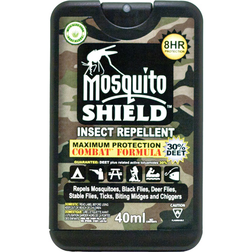 Insectifuge de format poche Mosquito Shield, DEET &agrave; 30 %, Vaporisateur, 40 ml Seagulf Marine Industries Inc.