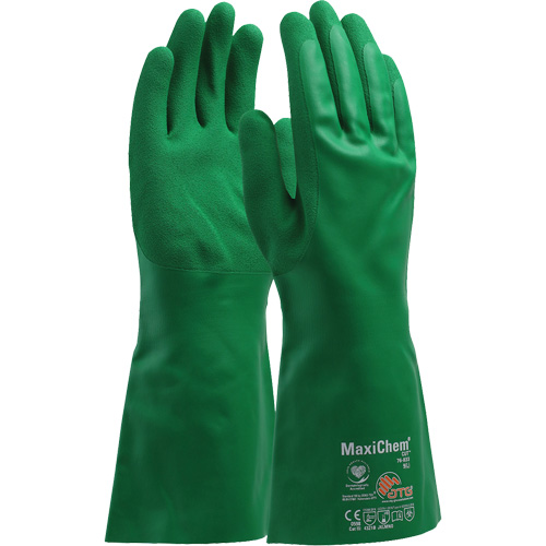 Gants r&eacute;sistants aux produits chimiques ATG MaxiChem Cut, Taille Petit, 14" lo, Nitrile Seagulf Marine Industries Inc.