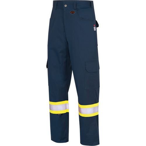 7764 Pantalons de s&eacute;curit&eacute; ignifuges et r&eacute;sistants aux arcs &eacute;lectriques &agrave; haute visibilit&eacute; 88/12 FR-Tech, 30, x 32, Bleu marin Seagulf Marine Industries Inc.