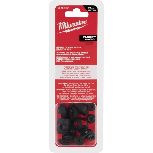 Ensemble d'embouts de tailles vari&eacute;es pour bouchons d'oreilles de chantier Seagulf Marine Industries Inc.