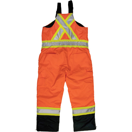 Salopette de s&eacute;curit&eacute; isolante en tissu ind&eacute;chirable, Polyester, T-petit, Orange haute visibilit&eacute; Seagulf Marine Industries Inc.