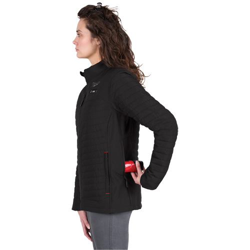 Manteau chauffant M12 Axis avec pile, Femmes, Grand, Noir Seagulf Marine Industries Inc.