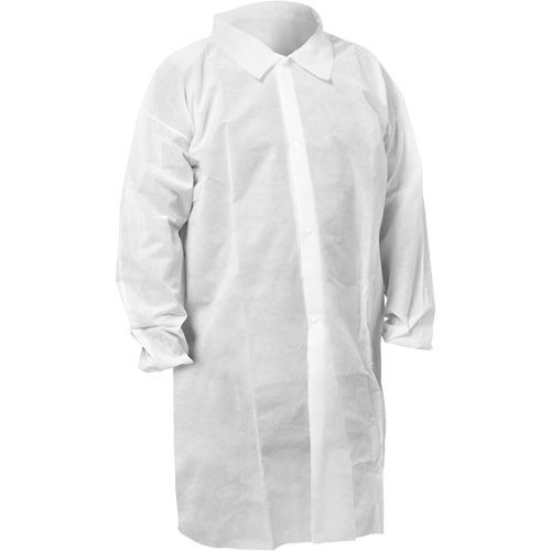 KleenGuard KGA10 Lab Coat, Medium, White Seagulf Marine Industries Inc.