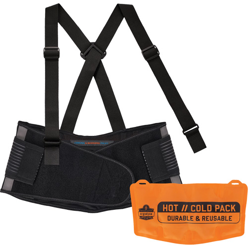 Proflex 1675 Back Support Brace with Cooling/Warming Pack, Spandex, X-Small Seagulf Marine Industries Inc.