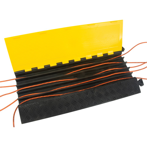 Polyurethane Cable Protector, 5 Channels, 35.43" L x 19.69" W x 2" H Seagulf Marine Industries Inc.