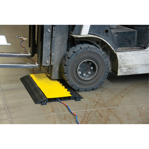 Polyurethane Cable Protector, 5 Channels, 35.43" L x 19.69" W x 2" H Seagulf Marine Industries Inc.