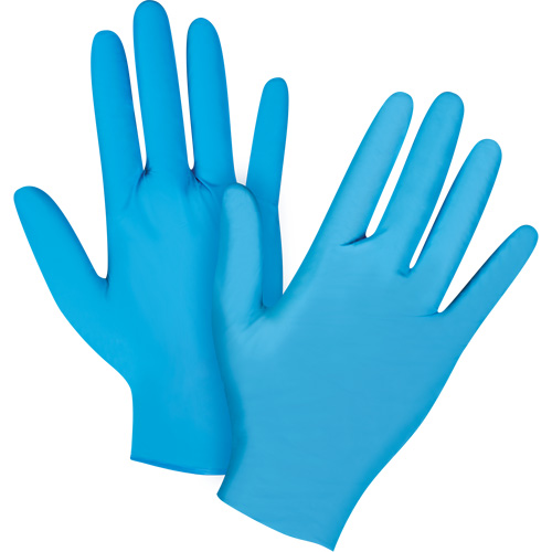 Emballages de gants jetables pour machine distributrice, Petit, Nitrile, 4,5 mils, Sans poudre, Bleu, Classe 2 Seagulf Marine Industries Inc.