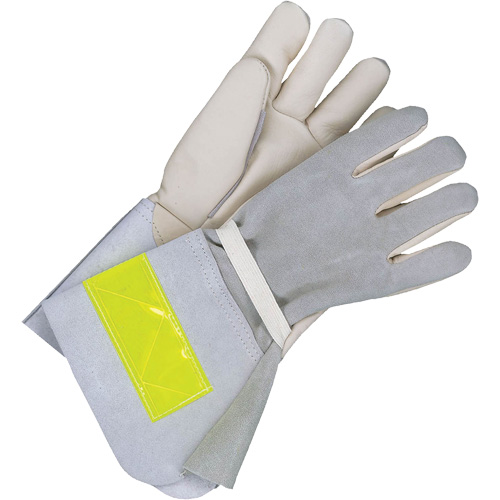 Gants de travail doubl&eacute;s avec poignet de 5", Cuir fleur de vache, Taille 10 Seagulf Marine Industries Inc.