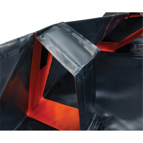 Berme d&eacute;ployable &agrave; mur IBX, Capacit&eacute; 1077 gal. US, 12' la x 12' lo x 12" h, Support &agrave; encliqueter Seagulf Marine Industries Inc.