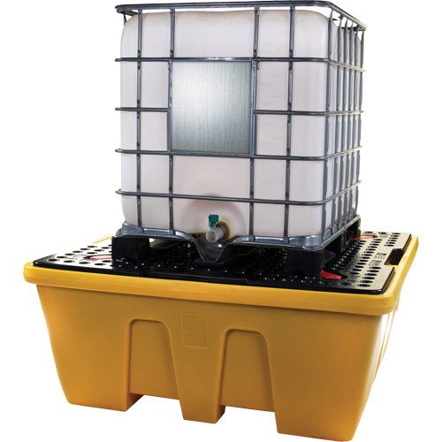 IBC Spill Pallet, 333 US gal. Spill Capacity, 66" x 66" x 27.5" Seagulf Marine Industries Inc.