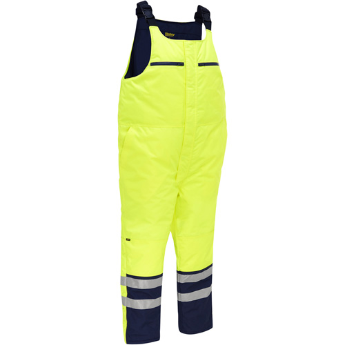 Salopette pour le froid extr&ecirc;me Bisley, Polyester, Petit, Jaune lime haute visibilit&eacute; Seagulf Marine Industries Inc.