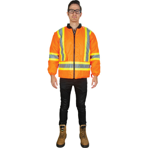 Waterproof 7-in-1 Winter Parka, High Visibility Orange, Medium Seagulf Marine Industries Inc.