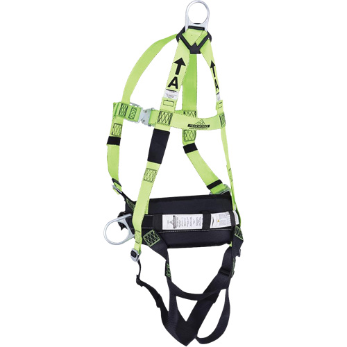 FBH10000L1020-S  Harnais de s&eacute;curit&eacute; s&eacute;rie entrepreneur avec ceinture de positionnement, Certifi&eacute;e CSA, Classe ALP, Petit Seagulf Marine Industries Inc.