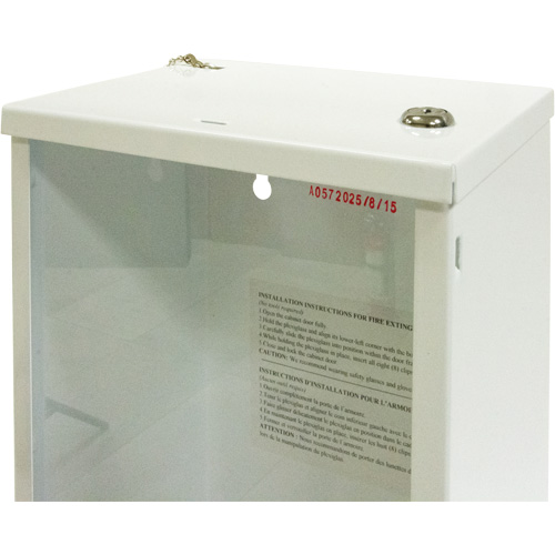 Light-Duty Fire Extinguisher Cabinet, 8" W x 22" H x 6" D Seagulf Marine Industries Inc.