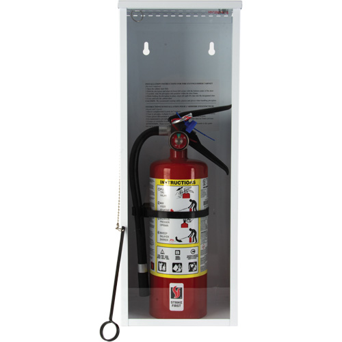 Light-Duty Fire Extinguisher Cabinet, 8" W x 22" H x 6" D Seagulf Marine Industries Inc.
