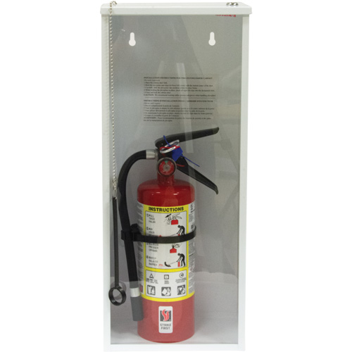 Light-Duty Fire Extinguisher Cabinet, 10" W x 24" H x 6" D Seagulf Marine Industries Inc.