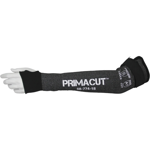 PrimaCut 68-774 Cut-Resistant Sleeve, HPPE, 18", ASTM ANSI Level A7/EN 388 Level F, Grey Seagulf Marine Industries Inc.
