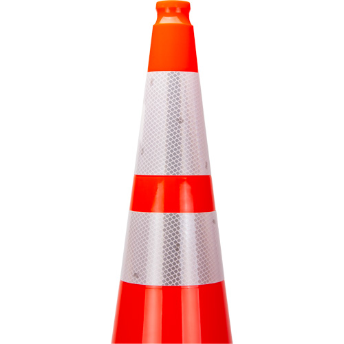 Premium Traffic Cone, 36", Orange, 4" & 6" Reflective Collar(s) Seagulf Marine Industries Inc.