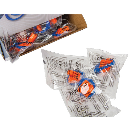 Bouchons d'oreilles en mousse, Paire - Sac en poly, Avec cordon Seagulf Marine Industries Inc.