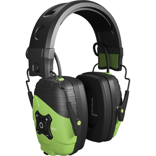 Safety Green Link Aware Bluetooth Earmuffs, Headband Style, 25 dB Seagulf Marine Industries Inc.