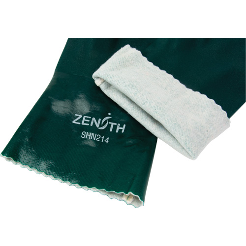 Double Dipped Green Gloves, 12" L, PVC, Cotton Jersey Inner Lining, 70-mil Seagulf Marine Industries Inc.
