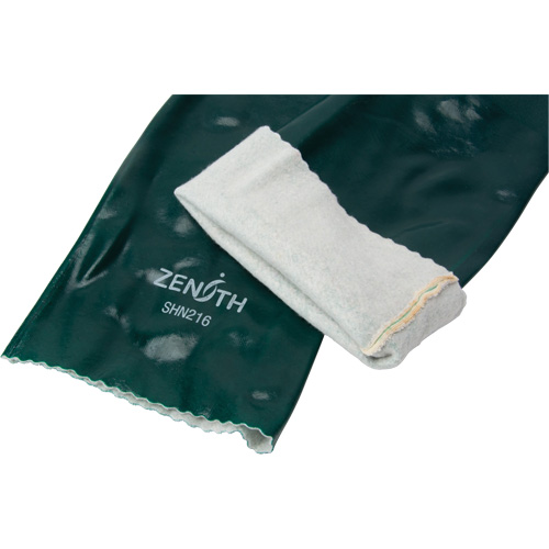 Double Dipped Green Gloves, 18" L, PVC, Cotton Jersey Inner Lining, 70-mil Seagulf Marine Industries Inc.