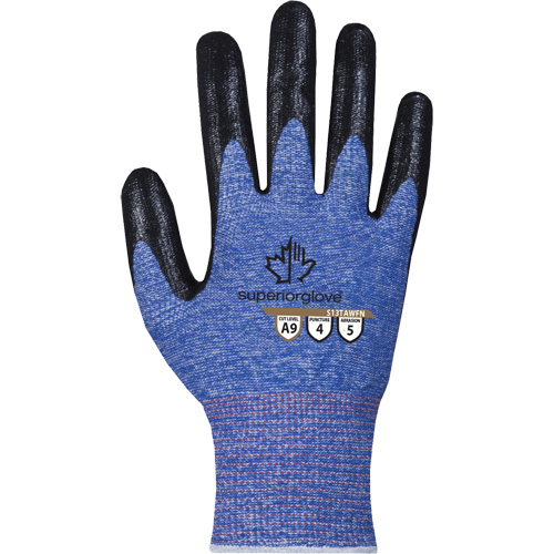 Gant extr&ecirc;mement r&eacute;sistant aux coupures, Taille 7, Calibre 13, Rev&ecirc;tement Mousse de nitrile, Enveloppe en TenActiv, ASTM ANSI niveau A9 Seagulf Marine Industries Inc.