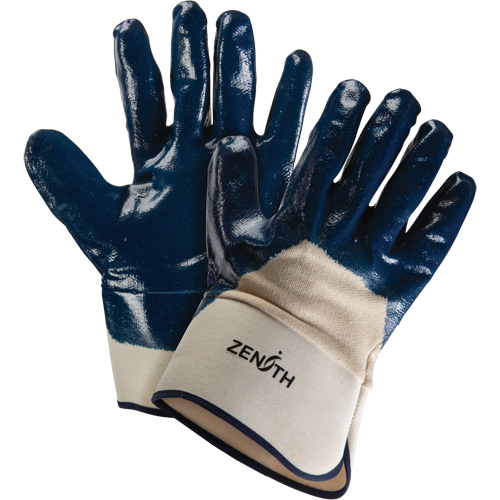 Gants &agrave; poignet de s&eacute;curit&eacute; de poids lourd, 11/2T-Grand, R&ecirc;vetement Nitrile, Enveloppe en Coton Seagulf Marine Industries Inc.